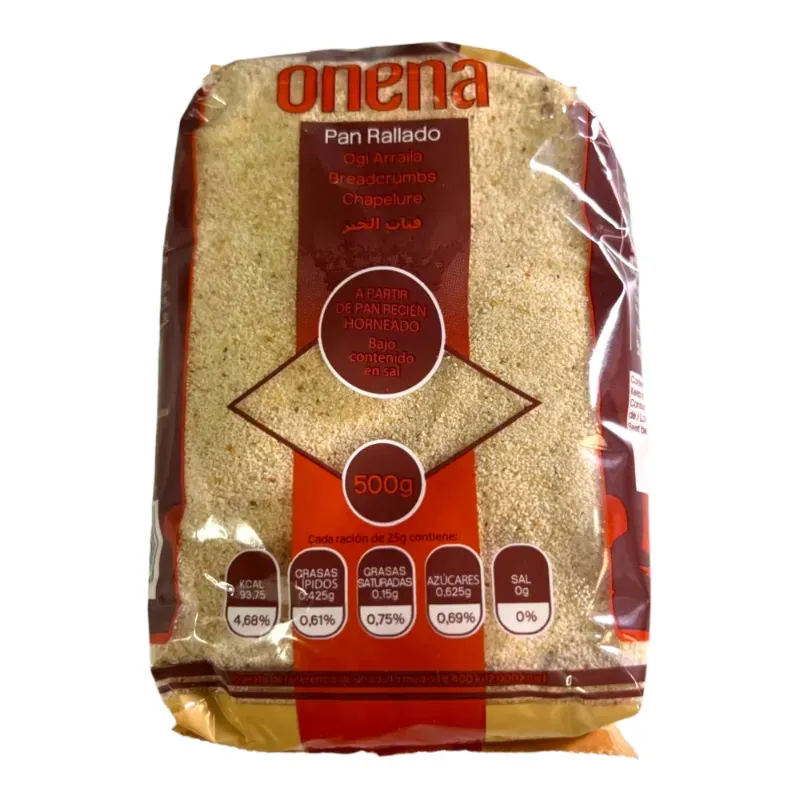 Pan Rallado bolsa de 500 g ONENA
