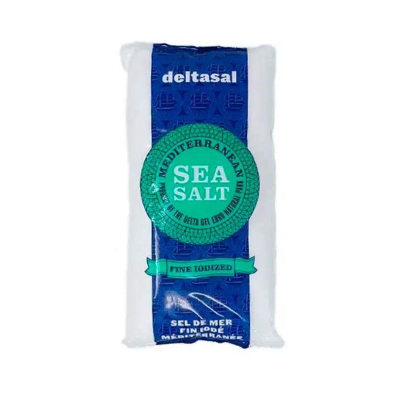 Sal Marina Fina Yodada paquete de 1 kg del TASAL