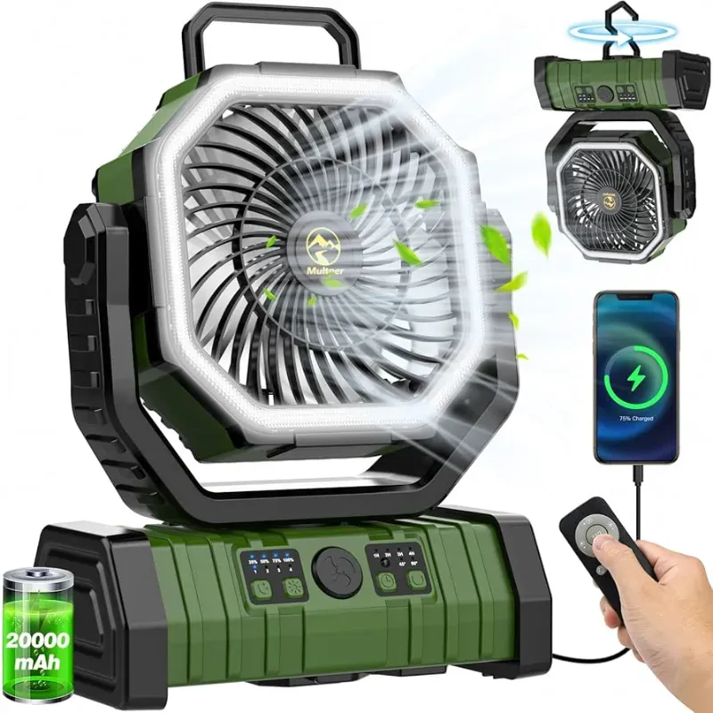 Ventilador recargable