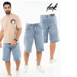 Bermuda Baggy Mezclilla