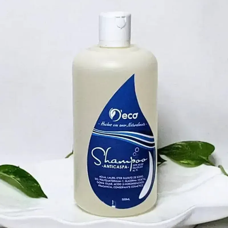 Shampoo anticaspa con ácido salicílico 🩵