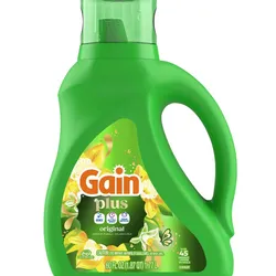 Detergente Líquido Gain Plus Original 1.77 L | Oxi + Aroma Duradero + Protección contra Olores