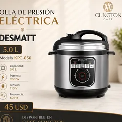 # Olla de Presión Eléctrica Desmatt 5 Litros 900W 110V – Modelo KPC\-050