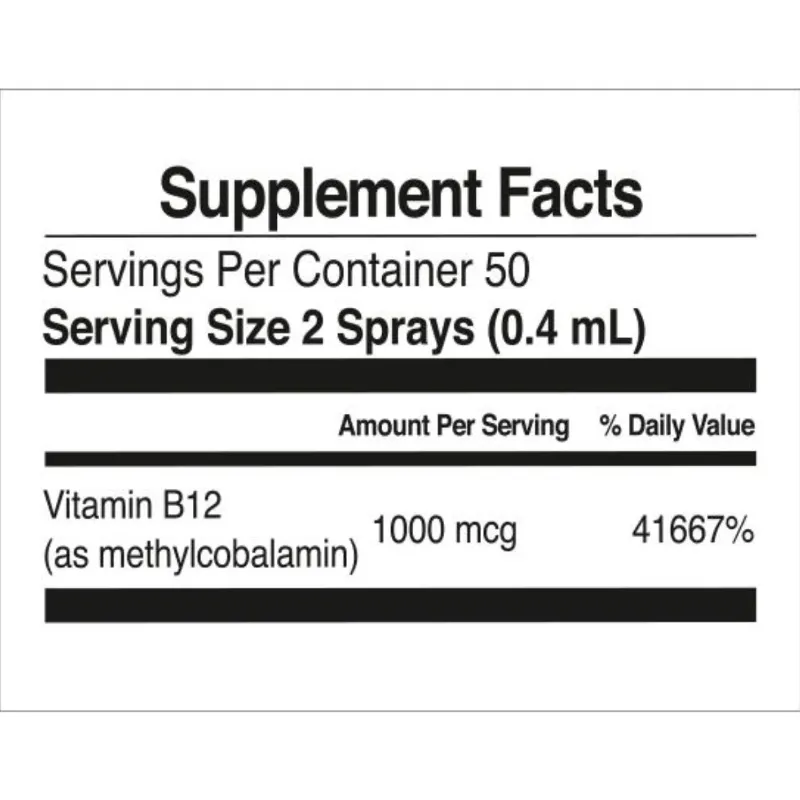 Vitamina B12 Farmasi NutriPlus | Suplemento para la Energía y el Sistema Nervioso