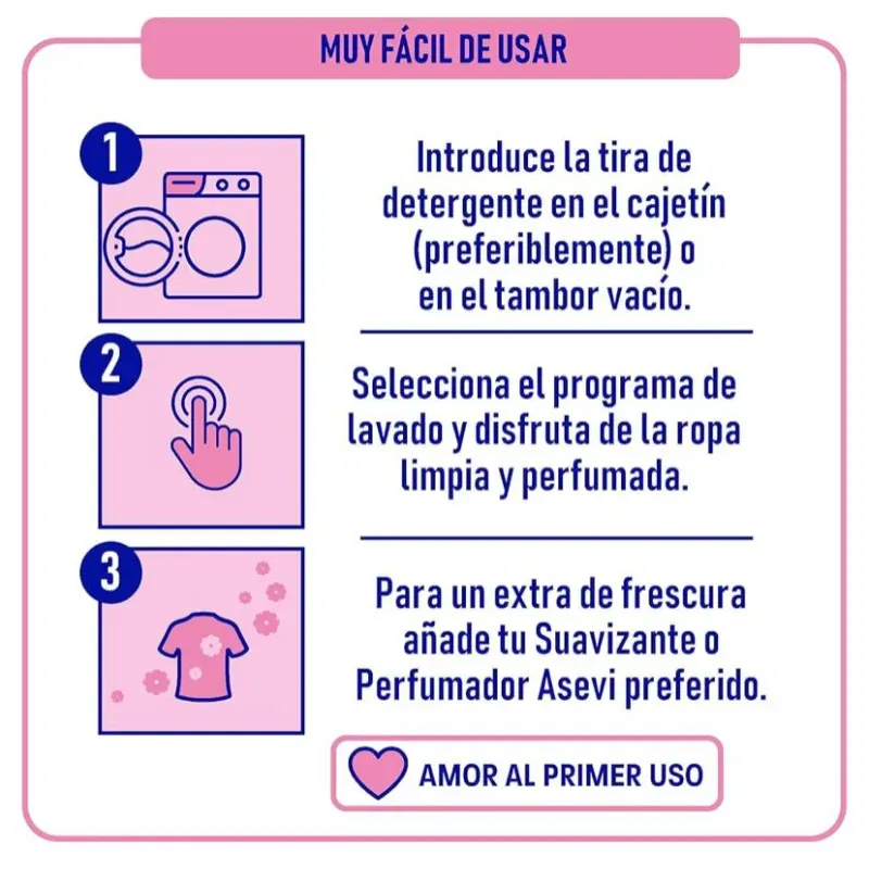 DETERGENTE ECOLÓGICO EN TIRAS