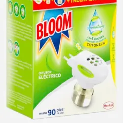 DIFUSOR ELÉCTRICO, CON RECAMBIO DE CITRONELA 