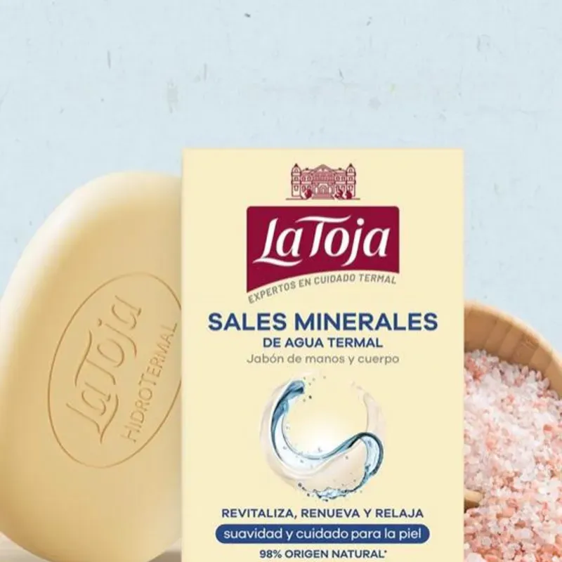 JABÓN DE TOCADOR CON SALES MINERALES 