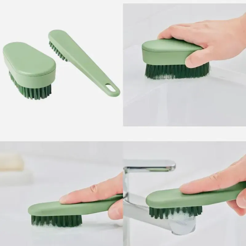 JUEGO DE CEPILLOS DE FREGAR, RESISTENTE PARA COCINA Y SERVICIO SANITARIO (2piezas)