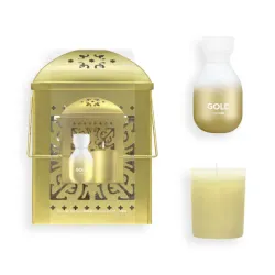 PERFUME GOLD, CON VELA AROMÁTICA 