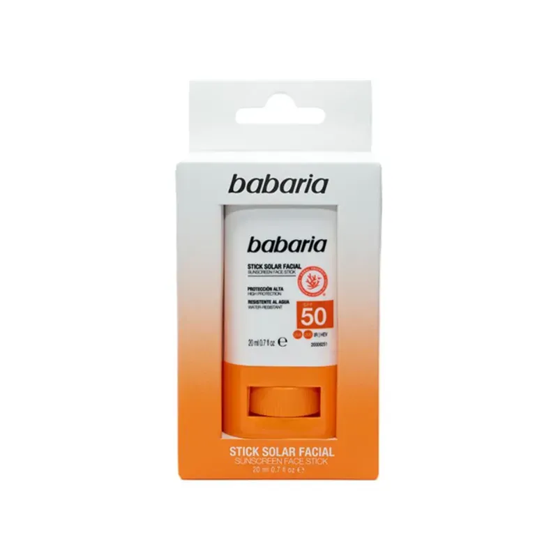 PROTECCIÓN UVA, UVB, IR Y LUZ AZUL, BARBARIA STICK, SOLAR FACIAL SPF50