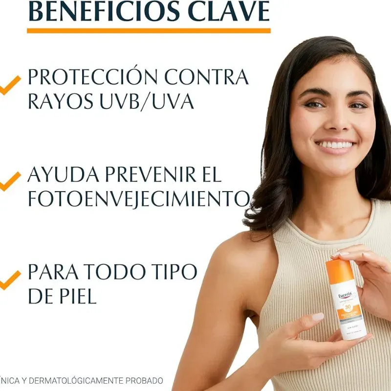 PROTECTORES SOLARES EUCERIN SPF50+, OLI CONTROL Y ANTI-EDAD