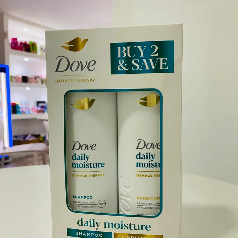 Set de shampoo y acondicionador Dove