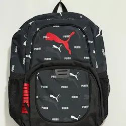Mochila Negro y Rojo Puma