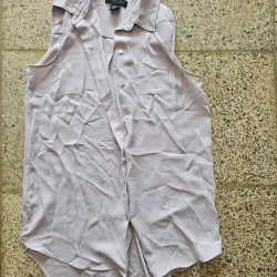 BLUSA SIN MANGAS BEIGE