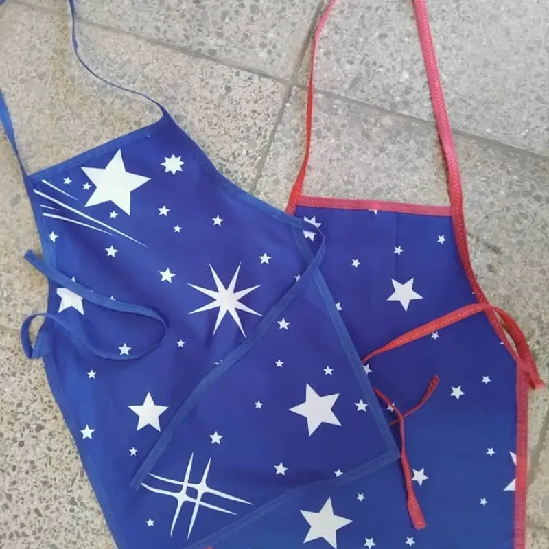 DELANTAL DE TELA PARA NIÑO