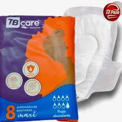Almohadillas sanitarias nocturnas maxi