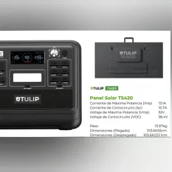 Generador Eléctrico + Panel Solar 