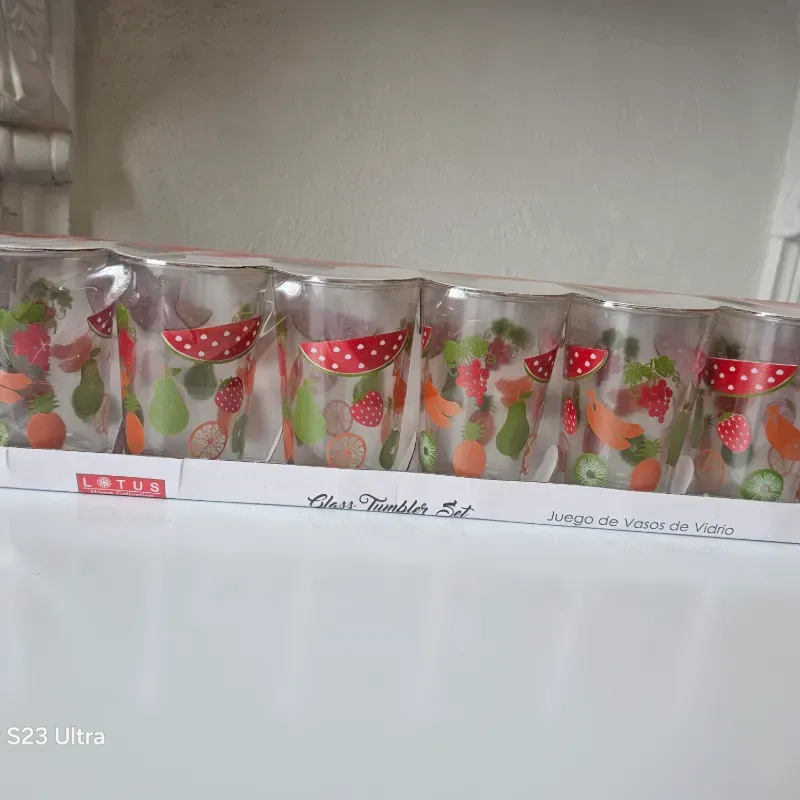 Juego de vasos