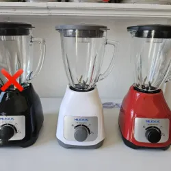 Licuadora Vaso de Cristal 