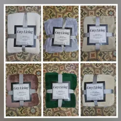 Mantas suaves y cálidas de lana para camas cameras