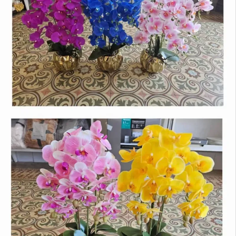 Masetas de orquídeas artificiales 