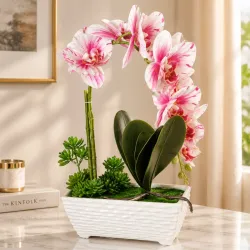 Masetas de orquídeas artificiales