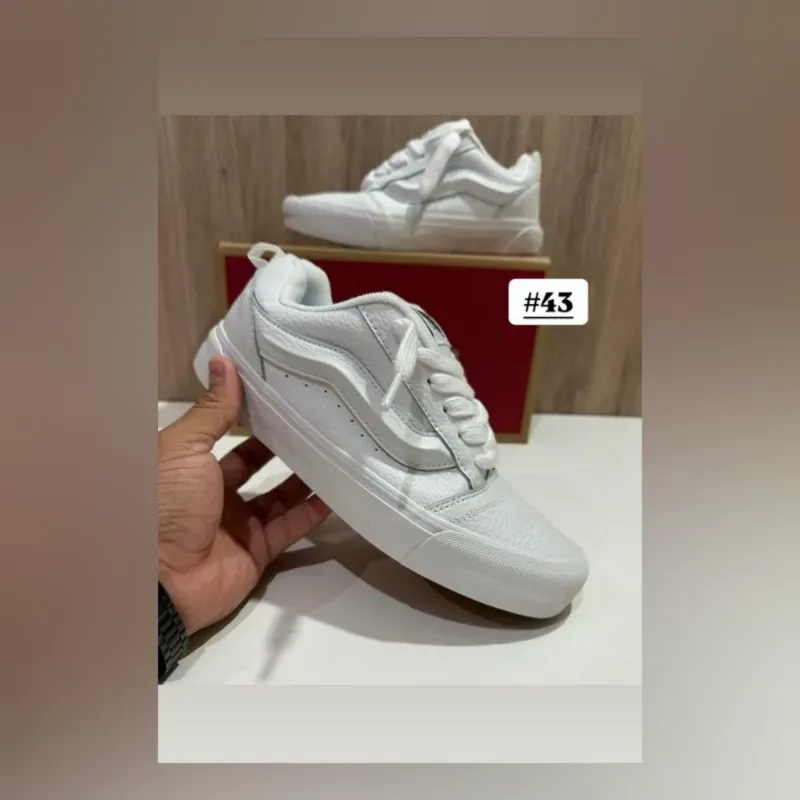 Vans Old Skool - White Leather