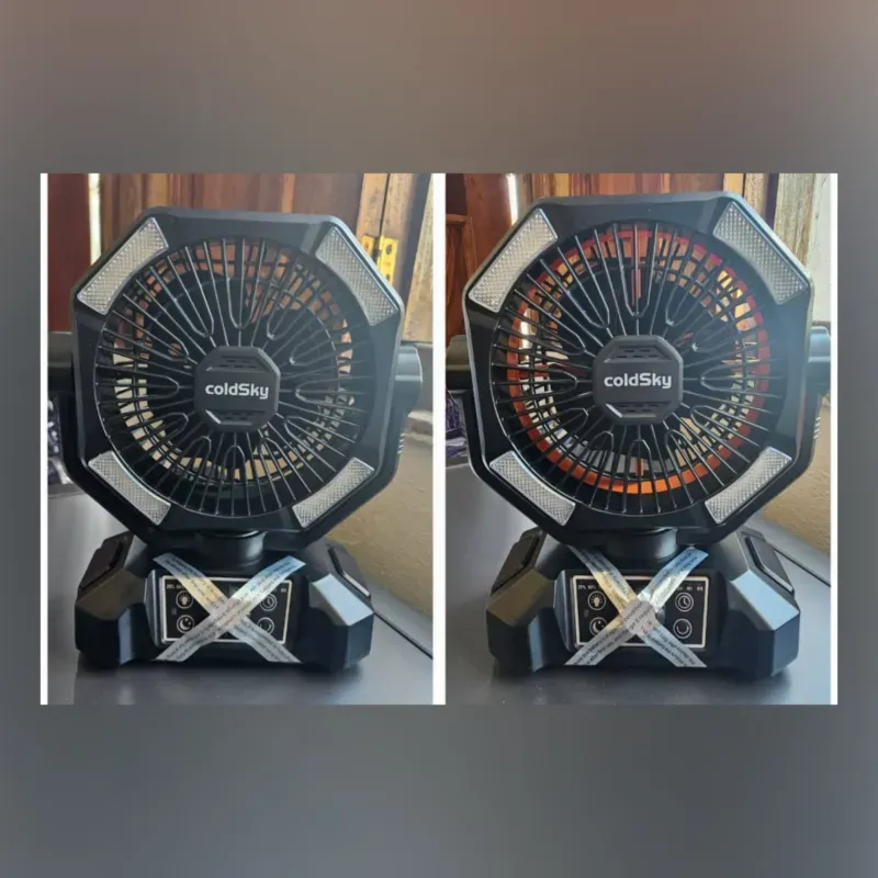 Ventilador portátil recargable
