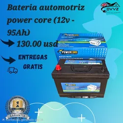 BATERÍA para auto marca Power Core 12V 95Ah 