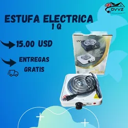 Estufa eléctrica de 1 quemador 🔥
