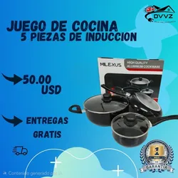 JUEGO DE COCINA DE ALUMINIO