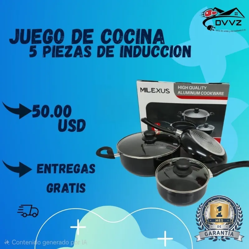 JUEGO DE COCINA DE ALUMINIO