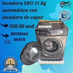 LAVADORA con SECADORA a Vapor de 11kg 