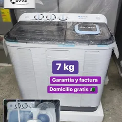 Lavadora Semiautomática de 7 kg