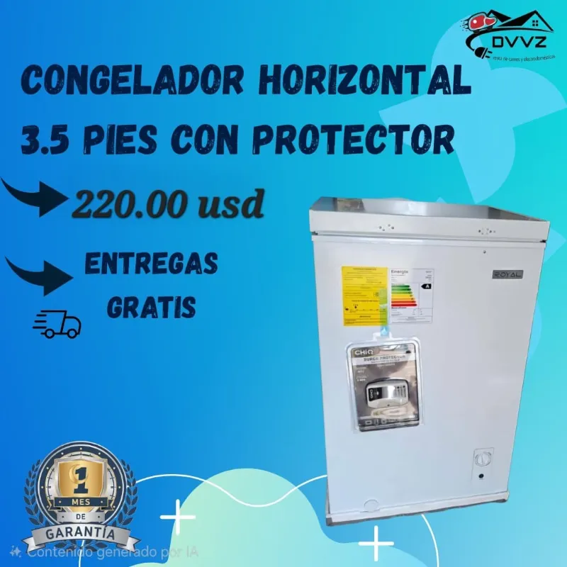 Nevera ROYAL de 99L (3.5 Pies cúbicos)❄️