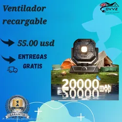 VENTILADOR RECARGABLE 🚨