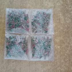 Comida ojuelas de colores