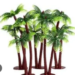 Palmeras ( adorno pecera)