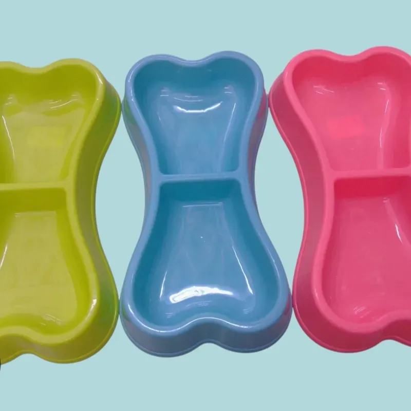 Plato chico doble ( forma hueso)