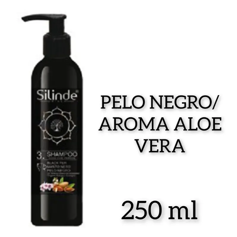 Shampoo Silinde Pelo Negro Aroma Almendra (250 ml)