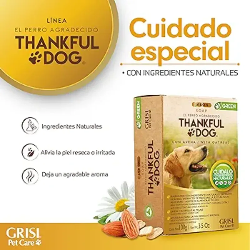 Thankful Dog Jabón de Avena Para Perro