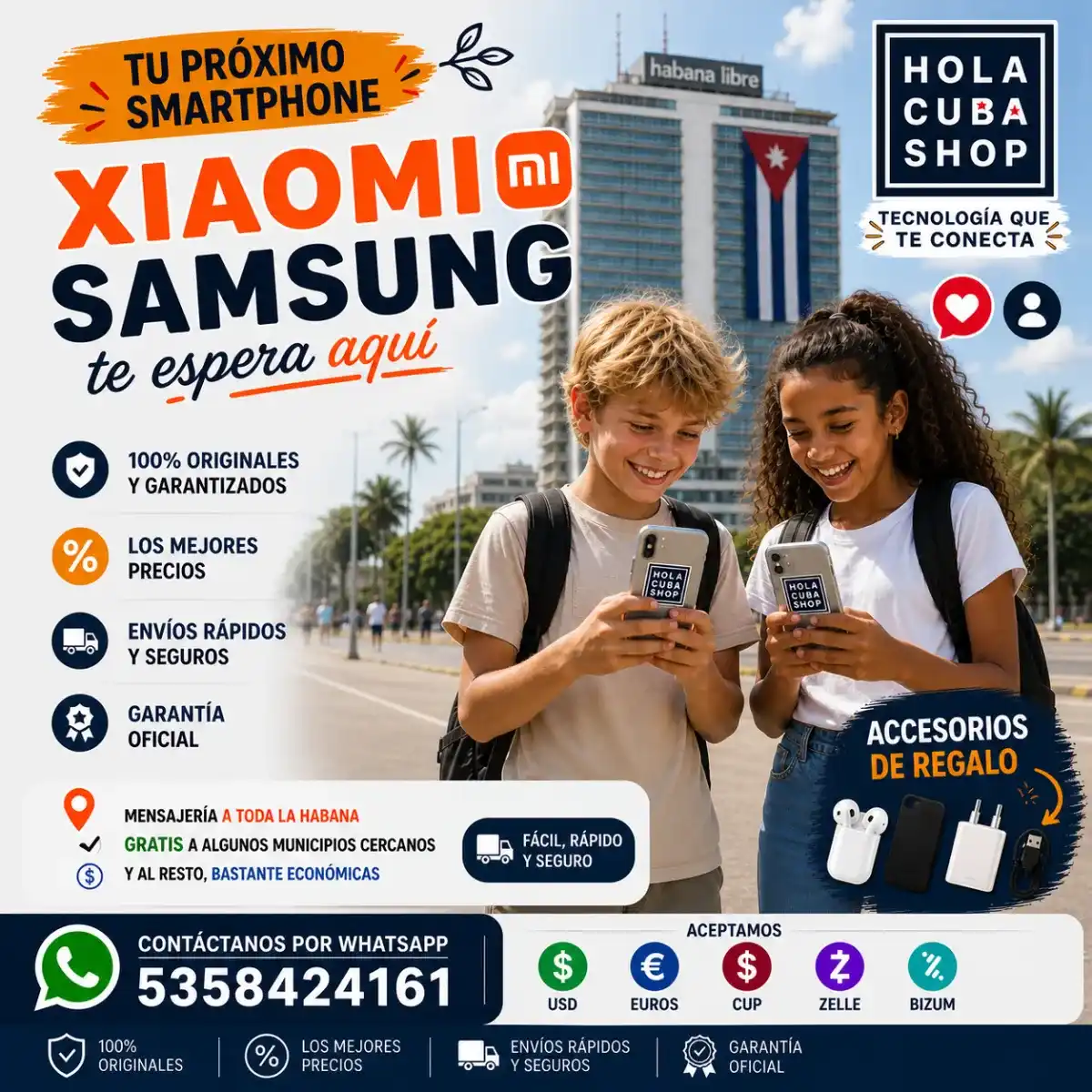 Tienda de moviles Hola Cuba Shop