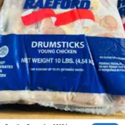 Paquete de pollo 10 lb muslos 