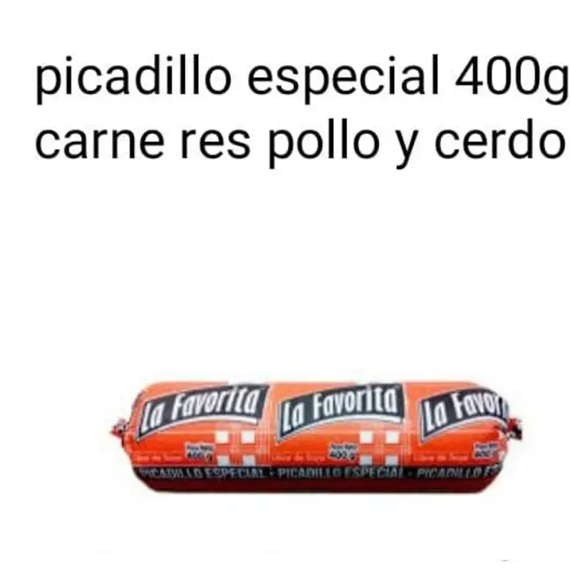 Picadillo mixto condimentado 400g( La Favorita)