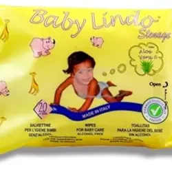 Toallitas Baby Lindo de sábila sin alcohol 20 uds 