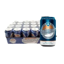 Cerveza  Unlague de 5.0 grados  Caja de 24 uds  x330 ML 