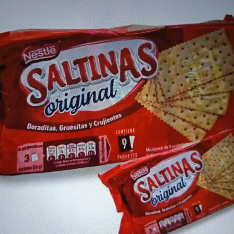 Galletas Saltina soda natural Nestlé (9 paquetes)