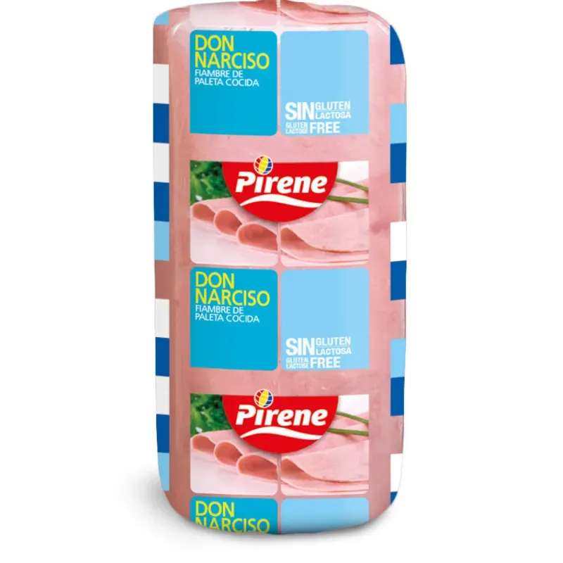 Jamón fiambre paleta cocido marca PIRENE 3 kg 