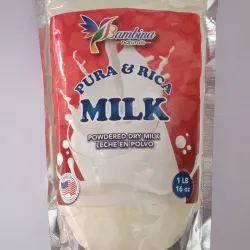 Leche en polvo Bambina 1 lb producto fabricado en Estados Unidos libre de GLUTEN