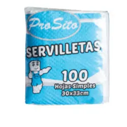 Servilletas de papel 30x33 cm (100 hojas)